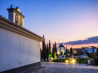 Fototapeta premium Castro Marim. Pueblo del Algarve en Portugal frontera con Ayamonte en Huelva, Andalucia,España