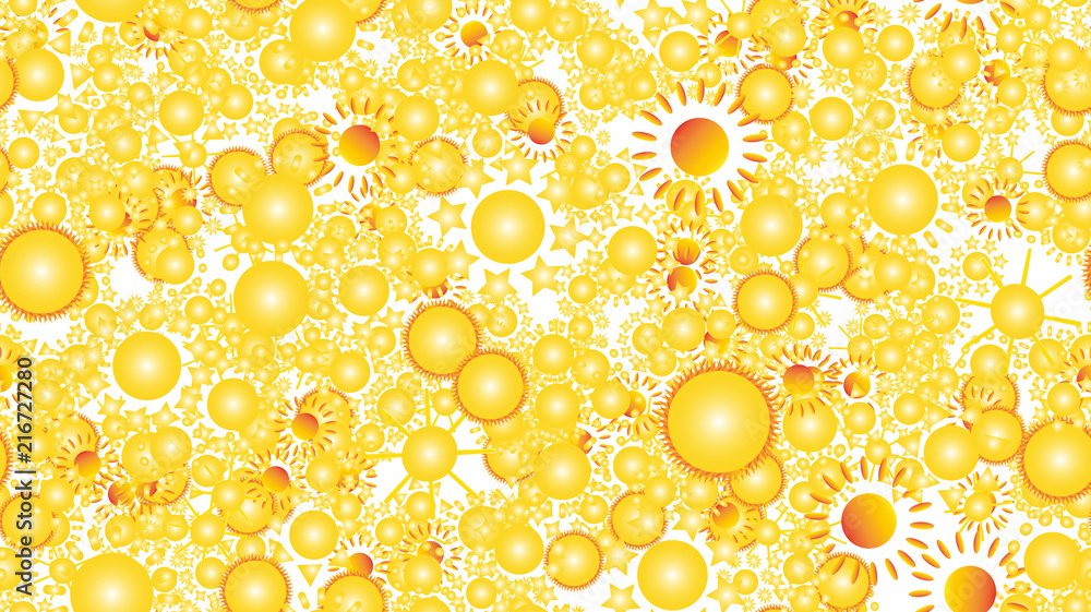 Poster the texture of the pattern is seamless from a multitude of warm bright cheerful variegated beautiful