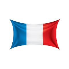 France flag, vector illustration
