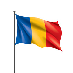 Chad flag, vector illustration