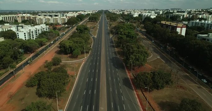 Vista &aacute;erea das quadras da Asa Norte, Bras&iacute;lia