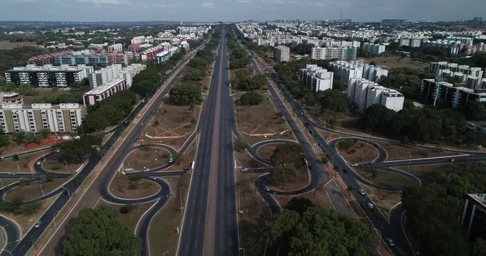 Vista &aacute;erea das quadras da Asa Norte, Bras&iacute;lia