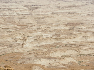 desert near dead sea in israel very dry region