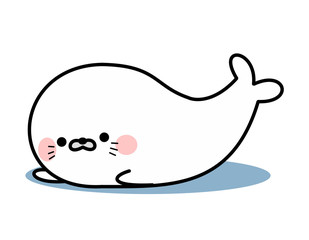 アザラシ頬(影)