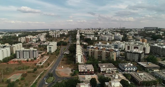 Vista &aacute;erea das quadras da Asa Norte, Bras&iacute;lia