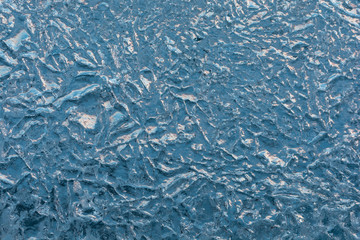 frozen blured ice . abstract winter background.