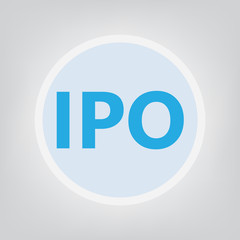 IPO (Initial Public Offering) concept- vector illustration