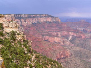 View at Cape Royal on the North Rim of Grand Canyon
