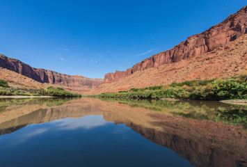 Fototapeta na wymiar Scenic Colorado River Landscape Moab Utah