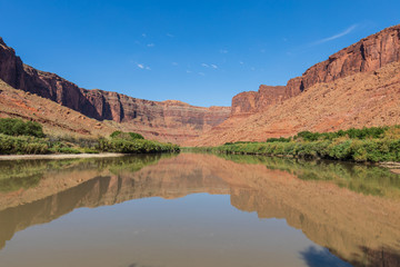 Scenic Colorado River Landscape Moab Utah
