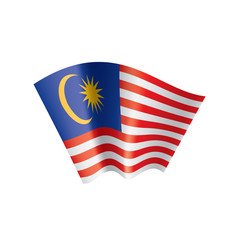 Malaysia flag, vector illustration