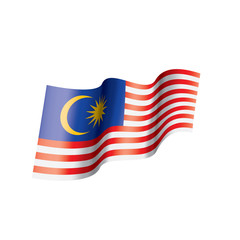 Malaysia flag, vector illustration