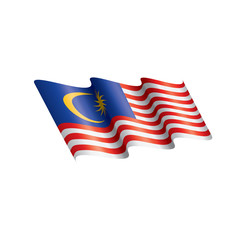 Malaysia flag, vector illustration