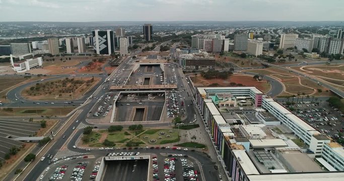 Vista a&eacute;rea da Rodovi&aacute;ria do Plano Piloto, Bras&iacute;lia
