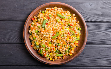 Risotto with vegetables