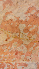 Orange old marble texture