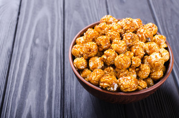 Sweet caramel popcorn