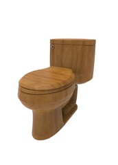 3d illustration of toilet