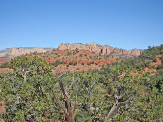 View of Red Rocks on Turkey Creek Trail in Sedona
