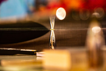 Obraz premium table mirror, glass table