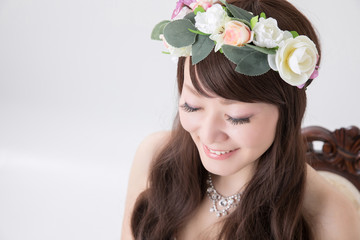 Naklejka premium 花嫁