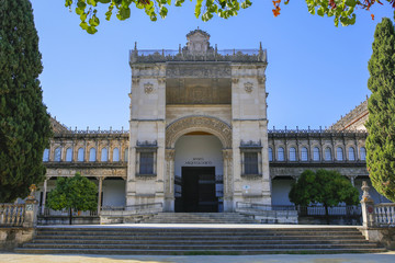 Archeological museum building of Seville, Spain
