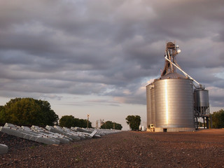 Grain Silos Industry © c.moulton
