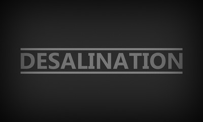 Desalination