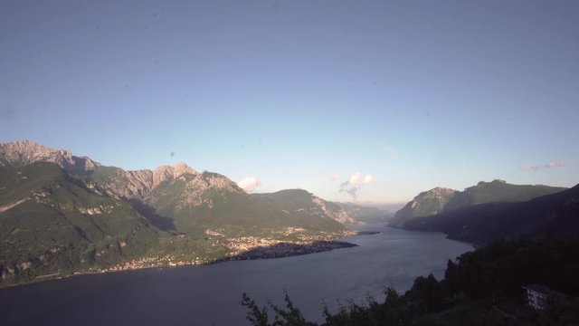 stunning view over como lake