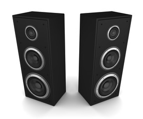 Fototapeta premium speaker concept 3d illustration