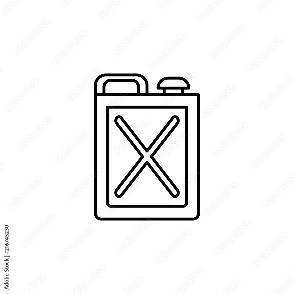 Poster gasoline icon. element of motor sport icon for mobile concept and web apps. thin line gasoline icon 