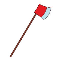 Axe carpenter tool vector illustration graphic design