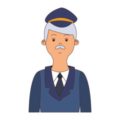 Deliveyr postman cartoon vector illustration graphic design