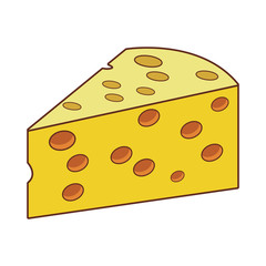 Cheese dairy food vector illustration graphic design
