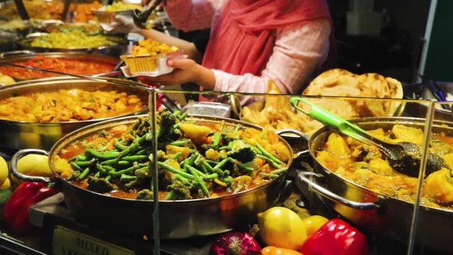 Indian street food in Camden Town Londres
