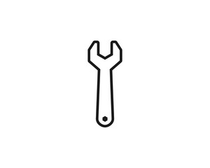 Wrench vector icon