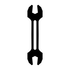 Wrench construction tool vector illustration graphic design