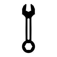 Wrench construction tool vector illustration graphic design