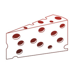 Cheese dairy food vector illustration graphic design