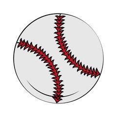 Baseball ball isolated vector illustration graphic design
