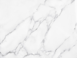 White marble texture and background for design pattern artwork.