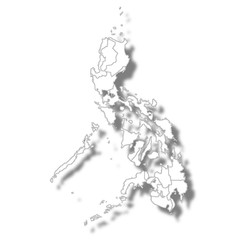 フィリピン　国　地図　アイコン
