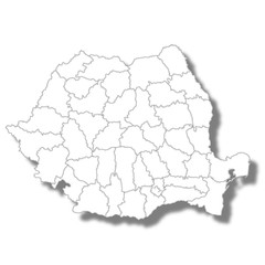 ルーマニア　国　地図　アイコン