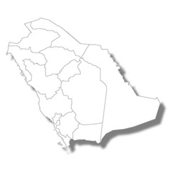 サウジアラビア　国　地図　アイコン