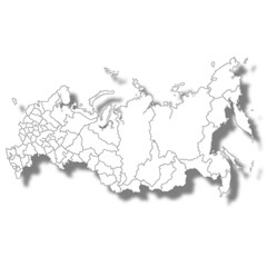 ロシア　国　地図　アイコン