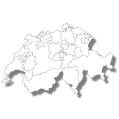 スイス　国　地図　アイコン