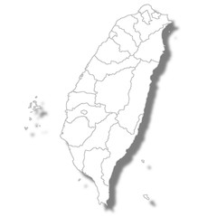 台湾　国　地図　アイコン