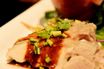 Close up the Chinese Spicy Hot Pot