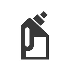 cleaning liquid detergent packaging, cleaning service related icon set, glyph design