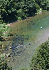 Kayak, Canoë,  gorges du Tarn, France